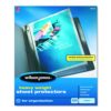 Wilson Jones Sheet Protectors, Heavy Weight, Top-Loading, Clear, 100 Sheets/Box (W21411) 100/Box 24 81fsLiy1ATL