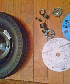 Universal Fit 00210, Flat Free, Hand Truck All Purpose Utility Tire, 4.10/3.50-4" 37 81fsuhsqemL