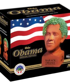 Chia Pet Determined Pose Obama with Seed Pack, Decorative Pottery Planter, Easy to Do and Fun to Grow, Novelty Gift, Perfect for Any Occasion 5 81fufE5IcTL