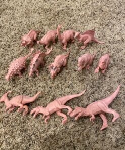 PREXTEX Dinosaur Figures for Kids 3-5+ (12 Plastic Dinosaurs Figurines with Educational Dinosaur Book) Dinosaur Toys Set for Toddlers Learning & Development (Boys & Girls) Dino Book with Dino Figures 74 81fwN6RltOL 2