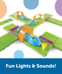 Learning Resources Code & Go Robot Mouse Activity Set, 83 Pieces, Ages 4+, Screen-Free Early Coding Toy for Kids, Interactive STEM Coding Pet 20 81fwZCEjeEL