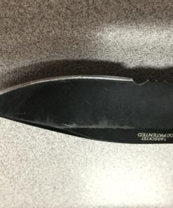 Kershaw Clash Black Serrated Pocketknife, 3" 8Cr13MoV Steel Drop Point Blade, Assisted One-Handed Flipper Opening, Folding Utility EDC 41 81fxFyb iiL