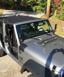 Rugged Ridge | Quick Release Mirror Kit, Rectangular, Black | 11025.12 | Fits 1997-2018 Jeep Wrangler TJ/JK 18 81fzfUqyOL