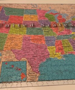 United States of America 1000 Piece Map Jigsaw Highways Rivers Capitals 23 81g2pSEAfeL
