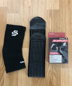 Sleeve Stars Ankle Brace for Women & Men, Achilles & Plantar Fasciitis Relief Compression Sleeve, Foot Brace with Ankle Support Strap, Heel Protector Wrap for Pain, Tendonitis & Sprain (Single/Black) One Size Black 1 34 81g5TzpxxvL