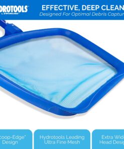 Swimline 8039 Premium Extra Strong Leaf Skimmer Net Head Cleaner for Swimming Pool Spa Fountain Pond Hot Tub Leaves Bugs Debris Fine Cleaning Maintenance, Heavy Duty Large, Blue Premium (Molded) 22 81g5WIZtZhL
