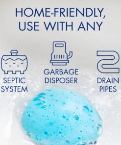 Glisten Garbage Disposer Cleaner and Freshener, Sink Disposal Odor Eliminator with Foaming Action, Lemon Scent, 4 Packets 4.9 Ounce (Pack of 1) 20 81g5v82wbAL