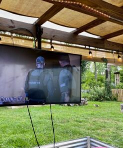 PERLESMITH Ceiling TV Mount for 26-65 inch Flat Screen Displays, Hanging Adjustable Ceiling TV Bracket Fits Most LCD LED OLED 4K TVs, Pole Ceiling Mount Holds up to 110lbs, Max VESA 400x400mm, PSCM2 30 81g65CJYs6L