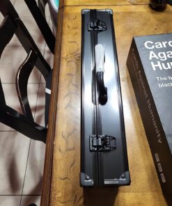 The Big Black Metal Box, Compatible With Cards Against Humanity, Magic The Gathering, MTG, (Game Not Included) | Includes 8 Dividers | (Long Version) Fits up to 1400 Loose Unsleeved Cards The Big Black Metal Box 25 81g7l3yg8oL