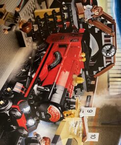 LEGO Harry Potter Hogwarts Express 75955 Toy Train Building Set includes Model Train and Harry Potter Minifigures Hermione Granger and Ron Weasley (801 Pieces) 19 81g8bxrJV1L
