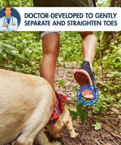 Dr. Frederick's Original Hammer Toe Gels - 4pcs - Support Crest for Women & Men - Joint Realign - Cushion, Support & Temporary Splint - Crooked, Claw, Diabetic Brace - One Loop Design 1 Loop 17 81g8jvsb9KL