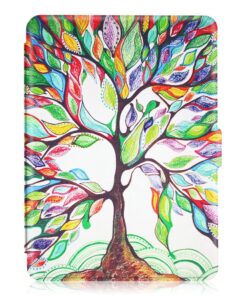 Fintie Slimshell Case for 6" Kindle Paperwhite 2012-2017 (Model No. EY21 & DP75SDI) - Lightweight Protective Cover with Auto Sleep/Wake (Not Fit Paperwhite 10th & 11th Gen), Love Tree 35 81gFMvvimJL 1