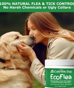 EcoFlea by ColoradoDog - all Natural Chewable Dog Treats for Flea and Tick Treatment and Prevention - 120 Count - no Chemicals, no Mess, no Collars 24 81gK9qgyXlL