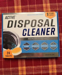 Glisten Garbage Disposer Cleaner and Freshener, Sink Disposal Odor Eliminator with Foaming Action, Lemon Scent, 4 Packets 4.9 Ounce (Pack of 1) 23 81gLhdSa L
