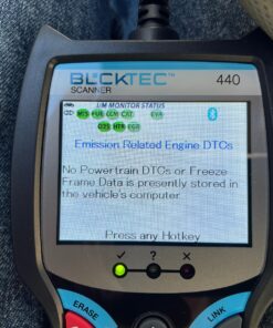 BLCKTEC 440 Bluetooth OBD2 Scanner Diagnostic Tool - Car Code Reader and Scanner for Car - Comes with Live Data - Battery/Charging System Test - Works for All OBD Compliant Cars 1996 & Newer 49 81gMZtezQpL