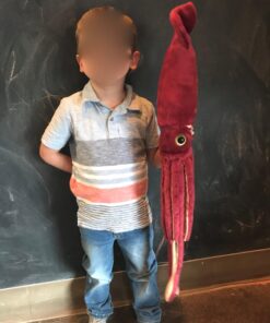 Wild Republic Giant Squid Plush, Stuffed Animal, Plush Toy, Ocean Animals, 22 inches, Red (83198) 27 81gN0NKKpBL