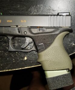 TRUGLO TFO Tritium & Fiber-Optic Handgun Sight | Snag-Resistant Front & Rear Bright Night Sights, Compatible with Glock Handguns Green Front / Green Rear Glock 42/43 49 81gOfUV Q6L 2