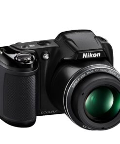 Nikon Coolpix L340 20.2 MP Digital Camera with 28x Optical Zoom and 3.0-Inch LCD (Black) Base 44 81gQGO05CxL