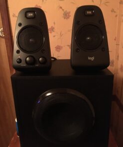 Logitech Z623 400 Watt Home Speaker System, 2.1 Speaker System - Black Analog 53 81gQMigMR2L