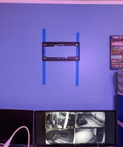 WALI Tilt TV Wall Mount Bracket for Most 26-55 inches LED, LCD, OLED Flat Screen TVs up to 99lbs with Mounting Holes 100x100mm to 400x400mm (TTM-1), Black 40 81gRCoVrbtL