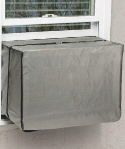 THERMWELL Frost King AC2H Outside Window Air Conditioner Cover, 18 x 27 x 16-Inch, 18"X27"X16"X6, 18" x 27" x 16" x 6 mil Fits up to 10,000 BTU, Gray 16 81gSRcT66TL