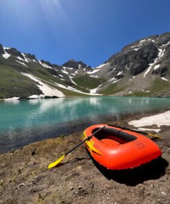 INTEX Explorer Inflatable Boat Series: Dual Air Chambers – Welded Oar Locks – Grab Handles – Bow Rope – Sporty Design Explorer 200 Set 39 81gShxoPpKL