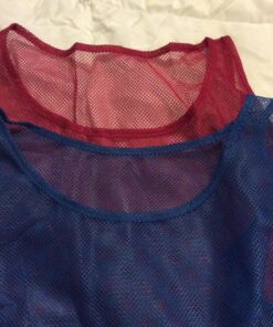 Super Z Outlet 12 Pinnies Scrimmage Vests Team Practice Jersey for Child Youth Teen Lightweight One Size Red/Blue 23 81gSvJuMJ8L