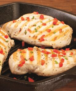 Alternative view of Lodge L8SGP3 Cast Iron Square Grill Pan, Pre-Seasoned, 10.5-inch 10.5 Inch