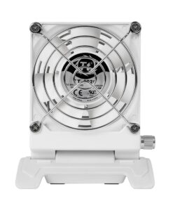 Alternative view of Thermaltake Mobile Fan III Portable Desk Fan with Directional Fan Swivel, Compact Design, and Mini-USB to USB Retractable Cable Cooling AF0065 White 8cm
