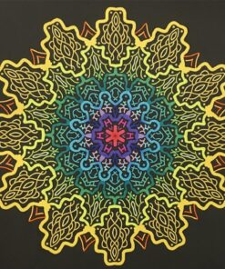 Glowing Mandalas: Coloring Book for Adults 66 81gTurJZdhL