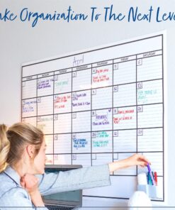Large Dry Erase Calendar for Wall | Large Wall Calendar Dry Erase Monthly | 1M 17x26, 24x36, 36x48, & 3M 40x17 | Dry Erase Calendar Board for Wall | Whiteboard Calendar | Calendar Whiteboard | White Large (36" * 48") 26 81gUwfVUKiL