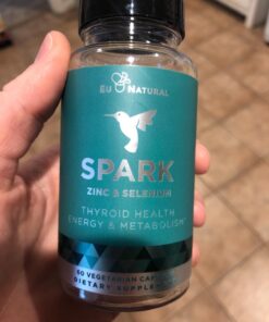 Spark Thyroid Support & Energy Metabolism – Thrive, Naturally Fight Fatigue, Balance Hormones, Promote Focused Energy – Zinc, Selenium, Iodine – 60 Vegetarian Soft Capsules 31 81gVcKC puL