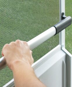 Alternative view of Camco Camper/RV Screen Door Cross Bar | Protects the Screen Door & Allows for Easier Exit from Travel Trailer | Adjusts from 21-5/8-Inches to 28-5/8-Inches (42183) Black Standard