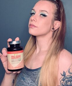 Vitamin Bounty Pro-Daily Immunity Probiotic - 10 Billion CFU Blend, Zinc & Vitamin C for Digestive Health, Immune Support Prebioitcs and Probiotics for Women and Men - 60 Capsules 1 30 81gVrqSKc0L 2