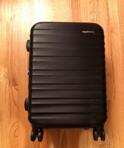 Amazon Basics 20-Inch Hardside Spinner, Black 45 81gW1V53xLL