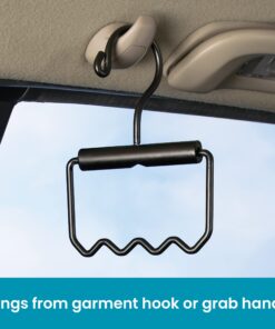 Alternative view of High Road Heavy Duty Car Clothes Hanger with Carry Handle and Hooks for Dry Cleaning, Moving and Road Trips