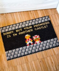 getDigital Your Princess is in Another Castle Funny Welcome Doormat for Gamers, Nerds and Geeks - 23.62 x 15.75 inch, 100% Natural Coco Coir Fibres 10 81gWpi5ALL