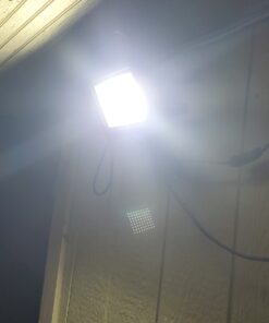 GLORIOUS-LITE 50W LED Work Light, 5000LM LED Flood Lights, 400W Equivalent, IP66 Waterproof, 16ft 5m Cord with Plug, 6500K, Adjustable Working Lights for Workshop Garage, Construction Site 8.22*6.02*7.09inch 56 81gX1Zut5L