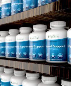 Purely Holistic Thyroid Support Supplement with Iodine - 120 Capsules - 2 Month Supply - with L-Tyrosine, B12, Magnesium, Ashwagandha, Kelp & More - Formulated for Women - Non GMO 30 81gXtUFHpdL