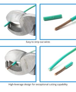 NEIKO 02039A Lug Crimping Plier and Cable Cutter Set, Battery Cable Crimping Tool, 8-0 AWG, 6mm - 50mm, Electrician Wire Crimper Tool 2 Pc Battery Crimper & Cutter Set 38 81gYHsZWL