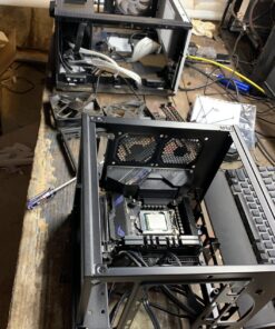 Thermaltake Core V1 SPCC Mini ITX Cube Gaming Computer Case Chassis, Interchangeable Side Panels, Black Edition, CA-1B8-00S1WN-00 131 81gaYIiQWL