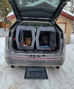 Otto Step Pet Ramp Step Helps Dogs Get in & Out of Car Van SUV | Portable Lightweight Dog Ramp | Simply Slide into 2 inch Trailer Hitch Receiver | No Tools Needed | Essential Pet Gear | Made in USA 31 81gbTzGZnvL