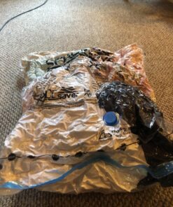 Spacesaver Vacuum Storage Bags (Jumbo 2 Pack) Save 80% on Clothes Storage Space - Vacuum Sealer Bags for Comforters, Blankets, Bedding, Clothing - Compression Seal for Closet Storage. Pump for Travel. Jumbo 49 81gbqAKaRDL