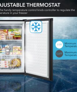 Whynter CUF-301BK 3 cu. ft Energy Star Upright Freezer with Lock – Black Black -3 Cubic Feet 41 81gbzB2M7GL