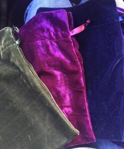 Paper Mart Tarot Rune Bag Bundle of 4: Moss Green, Navy Blue, Purple, Wine 6" x 9" 45 81gf6KXrP3L 1