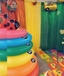 Swimline Giant Ring Toss Game Multicolor, 46-3/4inx54in Floating Giant Ring Toss Game 8 81gf7LPaU5L