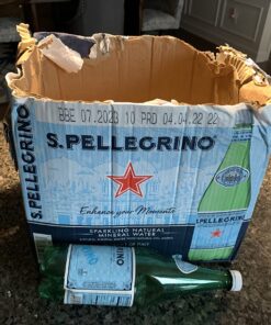 S.Pellegrino Sparkling Natural Mineral Water, 33.8 fl oz. Plastic Bottles (Pack of 12) Sparkling water 33.81 Fl Oz (Pack of 12) 29 81ghPDk faL