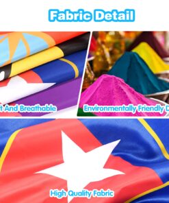 Roko Toys for 3-10 Year Old Boys, Superhero Capes for Kids 3-10 Year Old Boy Gifts Boys Cartoon Dress up Costumes Party Supplies Easter Gifts Present Chistmas Stocking Stuffers 23 81gilTFDWS