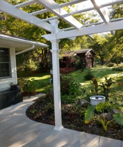 vita Valencia 12' x 16' Attached Vinyl Pergola 51 81gkH9haWfL