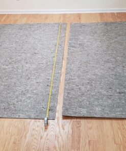 RUGPADUSA - Ultra Black - 8'x10' - 1/4" Thick - Felt + Rubber - Non-Slip Cushion Rug Pad - Available in 2 Thicknesses, Safe for Hardwood and All Surfaces 8' x 10' Felt + Rubber- 1/4" Thick 17 81gl3ZGlzL